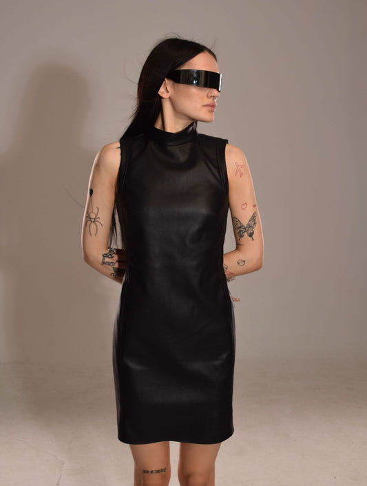 Unitisy Leather Dress